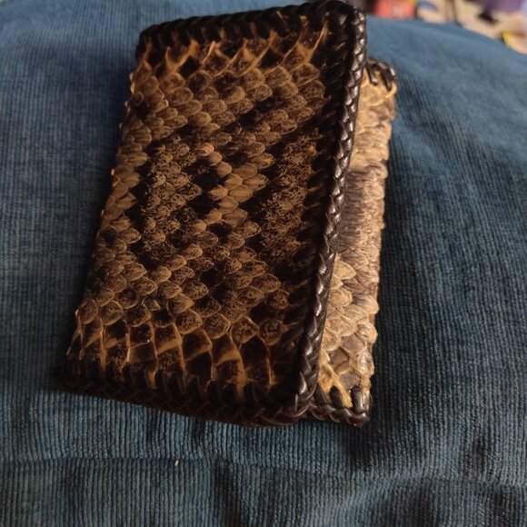 Snake skin Men wallet - Picture 3 of 3
